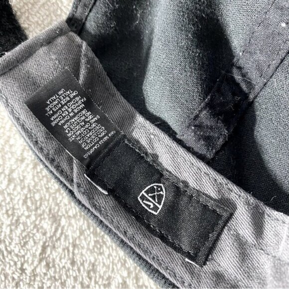 Nike Golf Tour Challenge Black Ribbed Texture Adjustable Fit Ball Cap Hat - Picture 11 of 12